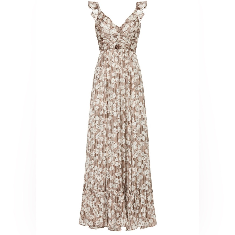 Floral Print Cut Out Maxi Dress Silvia Gown Sabina Musayev - Picture 2 of 13